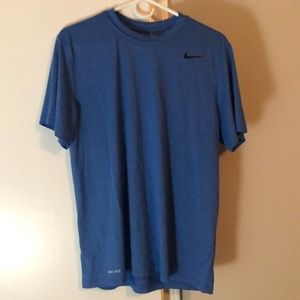 Nike Dri-Fit Shirt, Large, Blue